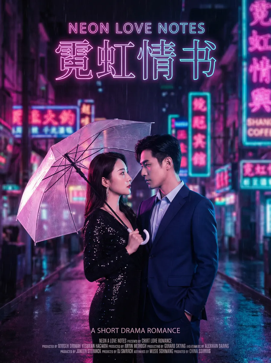 明星合成10p 热播都市爱情短剧 - 霓虹情书海报